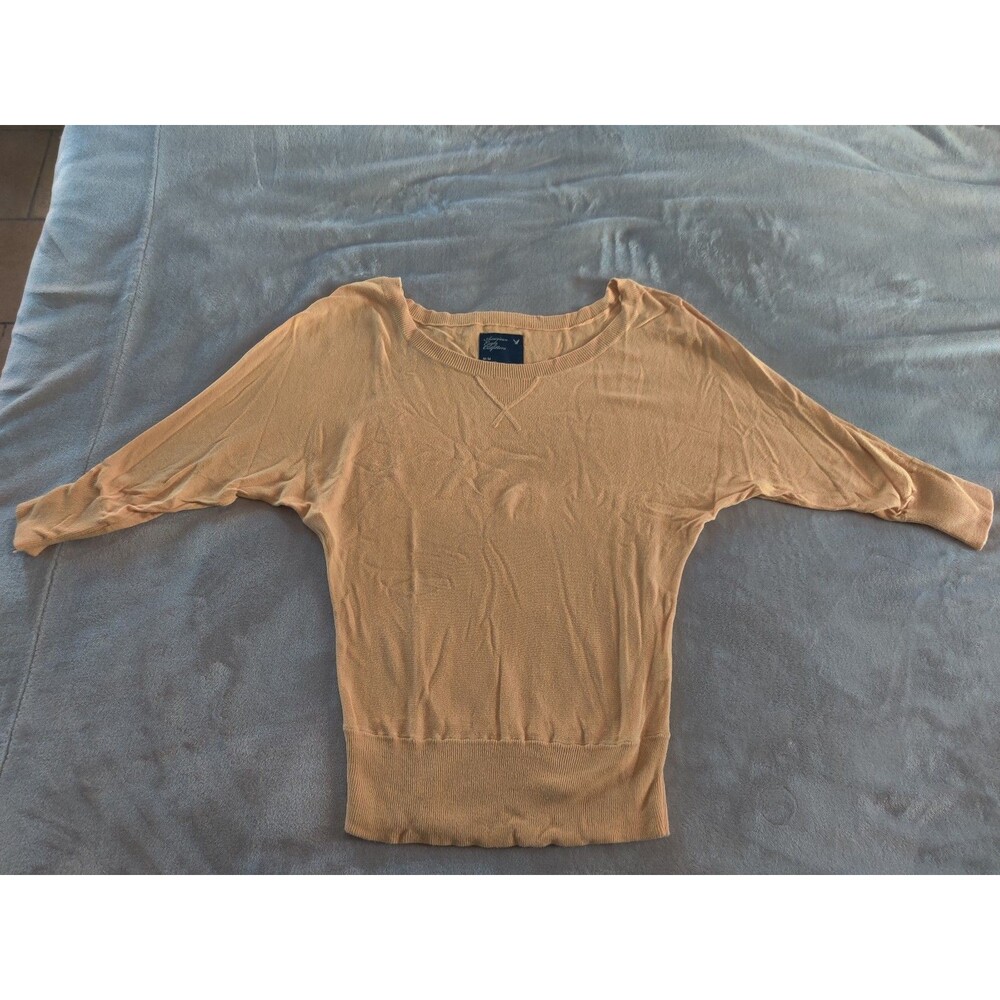 American eagle size small yellow sweater